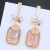 Wholesale Fashion Bowknot Geometric Pendent Earrings Toppinggoods  Nhsc400728
