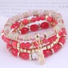 Wholesale Fashion Metal Owl Candy Beads Multilayer Bracelet Toppinggoods  Nhsc400994