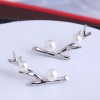 Fashion Branch Pearl Stud Earrings Wholesale Toppinggoods Nhsc404312