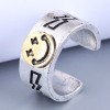 Retro Smiling Face Carved Opening Alloy Ring Wholesale Toppinggoods  Nhsc406778