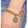 Fashion Metal Flash Diamond Devils Eye Pendant Chain Bracelet Wholesale Toppinggoods  Nhsc406802