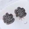 Retro Flower Alloy Diamond Stud Earrings Wholesale Toppinggoods  Nhsc409508