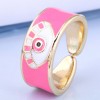 Fashion Real Gold Plated Contrasting Devils Eye Open Ring Wholesale Toppinggoods Nhsc412853