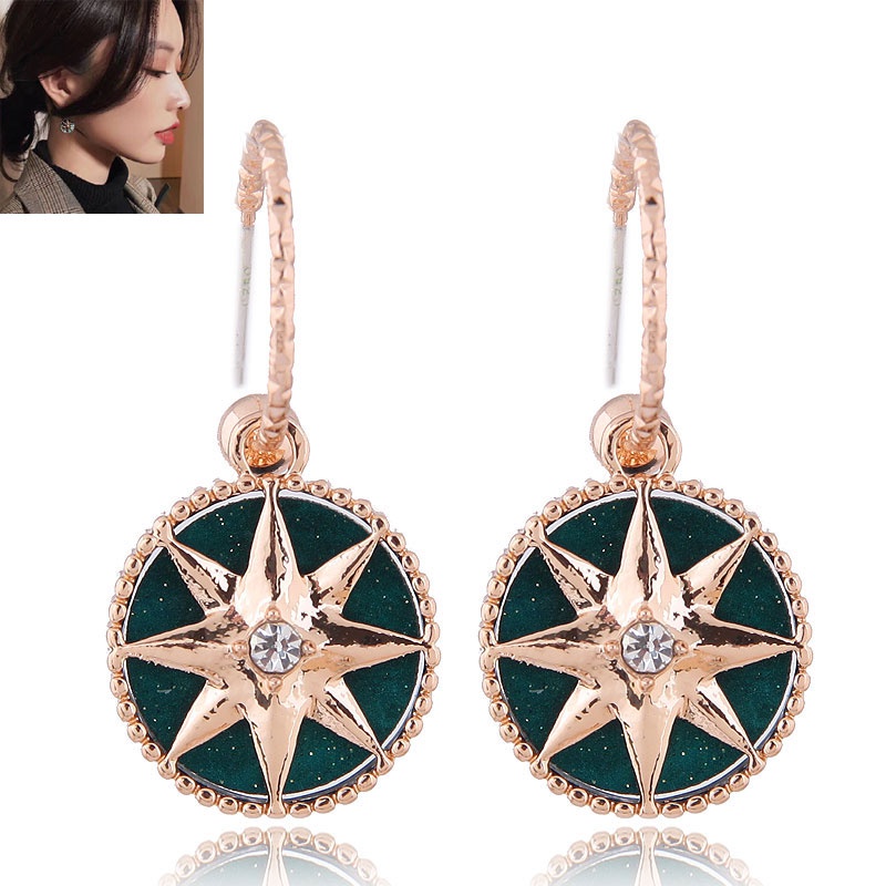 Fashion Stars Alloy Diamond Earrings Wholesale Toppinggoods  Nhsc414810