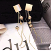 Fashion Metal Square Beads Tassel Long Earrings Wholesale Toppinggoods  Nhsc414820