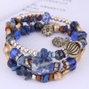 Bohemian Style Geometric Gravel Multilayer Bracelet Wholesale Toppinggoods  Nhsc423496