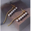 Fashion Pearl Tassel Stud Earrings Wholesale Toppinggoods Nhsc426480