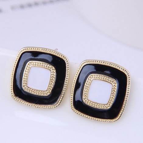 Ol Square Hit Color Earrings Wholesale Jewelry Toppinggoods Nhsc429432