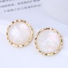 Korean Style Round Stud Earrings Wholesale Toppinggoods  Nhsc430164