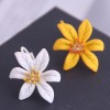 S925 Silver Needle Korean Fashion Sweet Ol Twocolor Flower Personality Earrings Earrings Nhsc433225
