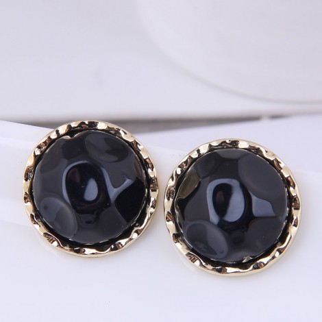 925 Silver Needle Exquisite Korean Fashion Sweet Ol Simple Round Elegant Temperament Stud Earrings Nhsc438793