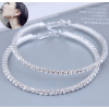 Fashion And Concise Ol Full Diamond Large Circle High Quality Earrings  Nhsc445909