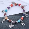 Simple Heart Key Lock Multielement Pendant Turquoise Temperament Bracelet Nhsc445918