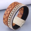 Fashion Leopard Print Leather Hundred Matching And Temperament Magnetic Buckle Bracelet Nhsc466536
