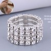 Korean Fashion Elastic Diamond Ring  Nhsc466540