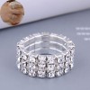 Korean Fashion Elastic Diamond Ring  Nhsc466541