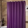 Transparent shower curtain bathroom hanging curtain PEVA plain color waterproof thickened Hotel solid color bathroom curtain gray curtain customization