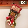 Christmas socks gift bag Christmas decorative socks Christmas Eve Christmas gifts children's Christmas Tree Pendant Candy Bag