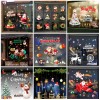 CHRISTMAS Stickers non adhesive static stickers shopping malls window Christmas decoration party Hotel Christmas atmosphere decoration supplies