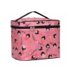 Square portable cosmetic bag storage and finishing washing bag cartoon thickened felt women's bag