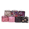 Square portable cosmetic bag storage and finishing washing bag cartoon thickened felt women's bag