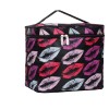 Square portable cosmetic bag storage and finishing washing bag cartoon thickened felt women's bag