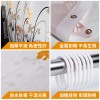 Ins shower curtain PEVA waterproof and mould proof thickened shower curtain toilet shower curtain partition curtain bathroom curtain fabric
