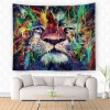 Digital printing home tapestry wall carpet elephant watercolor animal