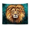 Digital printing home tapestry wall carpet elephant watercolor animal