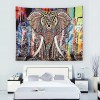 Digital printing home tapestry wall carpet elephant watercolor animal