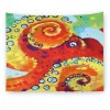 Digital printing home tapestry wall carpet elephant watercolor animal
