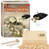 Creative DIY digging crystal pirate treasure gems archaeological fossils children's educational exploration and mining toys