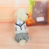 Pet clothes autumn winter small suit fake two four legged cotton padded clothes gentleman bow tie cotton padded clothes winter clothes