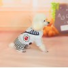 Pet clothes autumn winter small suit fake two four legged cotton padded clothes gentleman bow tie cotton padded clothes winter clothes