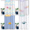 Waterproof and mould proof thickened polyester shower curtain digital printing shower curtain bathroom partition hanging curtain shower curtain cloth