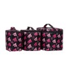 Large capacity Satin cosmetic bag cartoon rose storage bag portable cosmetic bag waterproof wash bag