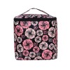 Large capacity Satin cosmetic bag cartoon rose storage bag portable cosmetic bag waterproof wash bag