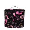 Large capacity Satin cosmetic bag cartoon rose storage bag portable cosmetic bag waterproof wash bag