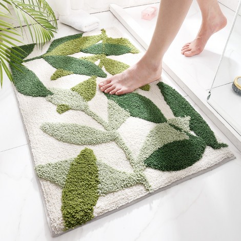 Modern simple bathroom water absorption anti-skid pad fresh household floor mat bedroom floor mat door