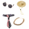 Spot pet fashion jewelry set Sunglasses dog necklace cat products combination set