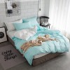 Home textile four piece set simple stripe European and American three piece set on bed