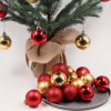 Christmas decorations 3 / 4 / 6 / 8cm24 Christmas balls set colored ball plastic electroplating ball Christmas Tree Pendant