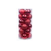 Christmas decorations 3 / 4 / 6 / 8cm24 Christmas balls set colored ball plastic electroplating ball Christmas Tree Pendant