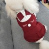 Only pet Belle autumn and winter dog plush four legged clothes cartoon cute VIP Teddy one-piece clothes