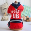 Only pet Belle's autumn and winter pet four legged cotton padded casual sportswear is thicker than Xiong Bomei's winter dog clothes