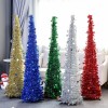 Creative Christmas products wool top Christmas tree retractable folding Christmas decorative tree ornament tree