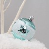 Christmas 6cm / 24 lake blue painted balls package Christmas Tree Pendant decorative ball