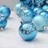 Christmas 6cm / 24 lake blue painted balls package Christmas Tree Pendant decorative ball