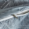 Style leaf 90g frosted printing source American size printed quilt cover home textile three piece set
