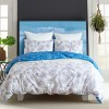 Style leaf 90g frosted printing source American size printed quilt cover home textile three piece set